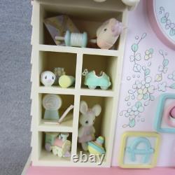 Vintage Enesco Precious Moments Toyland Windup Musical Action Clock WORKS 90s