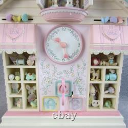 Vintage Enesco Precious Moments Toyland Windup Musical Action Clock WORKS 90s