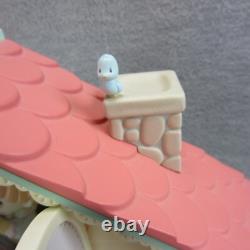 Vintage Enesco Precious Moments Toyland Windup Musical Action Clock WORKS 90s