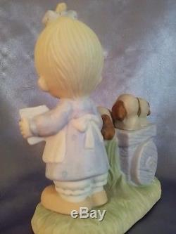 Vintage Jonathan and David Precious Moments God Loveth a Cheerful Giver Figurine