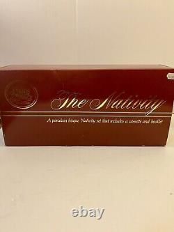 Vintage New Open Box 1986 9 Piece Precious Moments The Nativity 104000