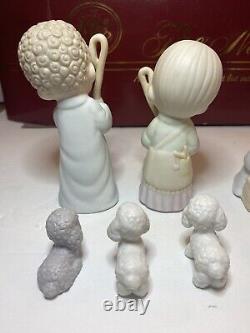Vintage New Open Box 1986 9 Piece Precious Moments The Nativity 104000