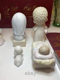 Vintage New Open Box 1986 9 Piece Precious Moments The Nativity 104000