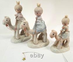 Vintage Precious Moments E-5624 They Followed The Star 1980 Porcelain Figurine