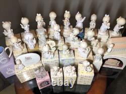 Vintage Precious Moments Figurines 1980-1996 Lot of 27 All with Boxes