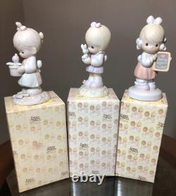 Vintage Precious Moments Figurines 1980-1996 Lot of 27 All with Boxes