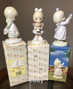 Vintage Precious Moments Figurines 1980-1996 Lot of 27 All with Boxes