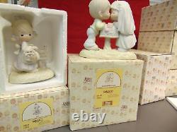 Vintage Precious Moments Figurines In Vg Conditionlot Of 10(19781-clo-pete)