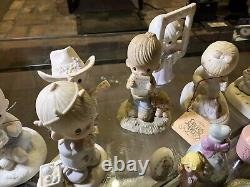 Vintage Precious Moments Figurines Lot Collection Lot Vgc
