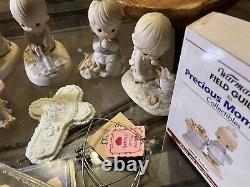 Vintage Precious Moments Figurines Lot Collection Lot Vgc