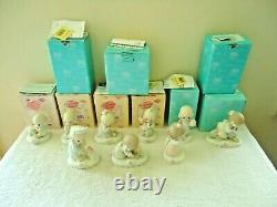 Vintage Precious Moments Growing In Grace Figurines Ages 1 9 BEAUTIFUL