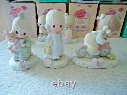 Vintage Precious Moments Growing In Grace Figurines Ages 1 9 BEAUTIFUL