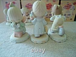 Vintage Precious Moments Growing In Grace Figurines Ages 1 9 BEAUTIFUL