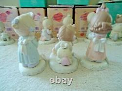 Vintage Precious Moments Growing In Grace Figurines Ages 1 9 BEAUTIFUL