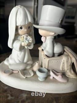 Vintage Precious Moments Heaven Bless Your Togetherness Figurine 106755 1987