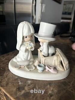 Vintage Precious Moments Heaven Bless Your Togetherness Figurine 106755 1987