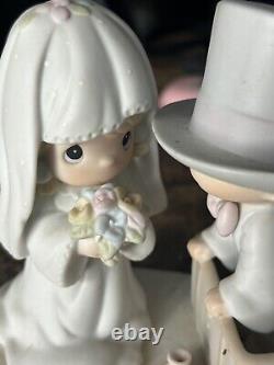 Vintage Precious Moments Heaven Bless Your Togetherness Figurine 106755 1987