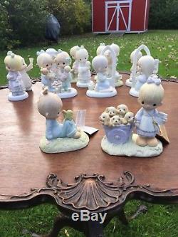 Vintage Precious Moments Lot (16) Items God Loveth A Cheerful Giver