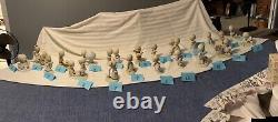 Vintage Precious Moments Lot Of 21 Original Including God Loveth A Cheerful Give