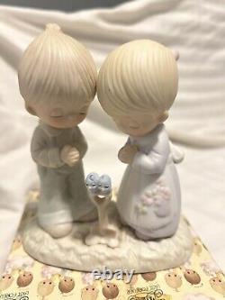Vintage Precious Moments Lot Of 21 Original Including God Loveth A Cheerful Give