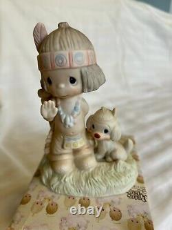 Vintage Precious Moments Lot Of 21 Original Including God Loveth A Cheerful Give