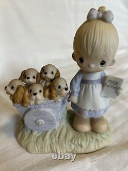 Vintage Precious Moments Lot Of 21 Original Including God Loveth A Cheerful Give