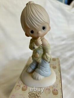 Vintage Precious Moments Lot Of 21 Original Including God Loveth A Cheerful Give