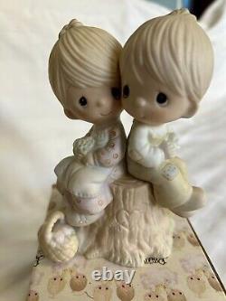 Vintage Precious Moments Lot Of 21 Original Including God Loveth A Cheerful Give