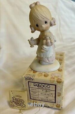 Vintage Precious Moments Lot Of 21 Original Including God Loveth A Cheerful Give