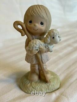 Vintage Precious Moments Lot Of 21 Original Including God Loveth A Cheerful Give