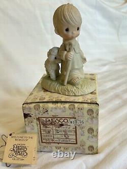 Vintage Precious Moments Lot Of 21 Original Including God Loveth A Cheerful Give