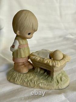 Vintage Precious Moments Lot Of 21 Original Including God Loveth A Cheerful Give