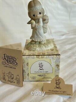Vintage Precious Moments Lot Of 21 Original Including God Loveth A Cheerful Give