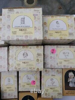 Vintage Precious Moments Lot including Come Let Us Adore Him