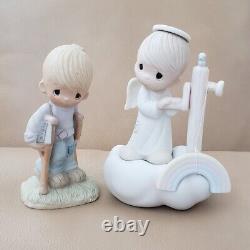 Vintage Precious Moments Lot of 19 Figurines 1979-1999 Butcher Jonathan & David