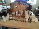Vintage Precious Moments Nativity Scene 29 Piece Set With Old Manger Cute