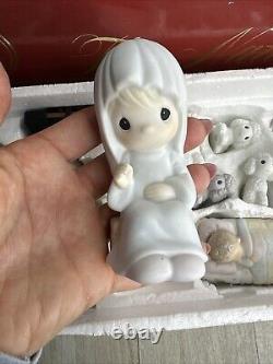 Vintage Precious Moments Nativity Set 9 Pc Come Let Us Adore Him Box 104000 5