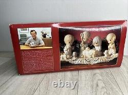Vintage Precious Moments Nativity Set 9 Pc Come Let Us Adore Him Box 104000 5