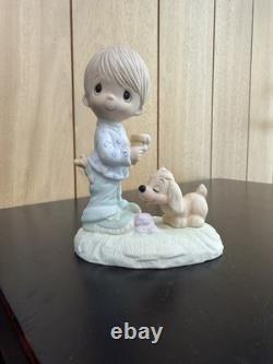 Vintage Precious Moments Original 21 Lot 6 Rare Jonathan & David First Editions