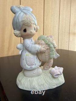 Vintage Precious Moments Original 21 Lot 6 Rare Jonathan & David First Editions