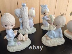 Vintage Precious Moments Original 21 Lot 6 Rare Jonathan & David First Editions