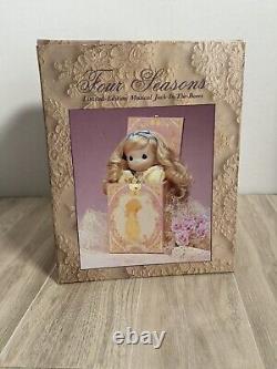 Vintage RARE Summer Precious Moments Enesco Music Box Jack in the box Porcelain