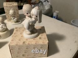Vintage, Retired Lot Of Precious Moments Figurines. Most With Boxes & Hang tags