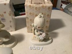 Vintage, Retired Lot Of Precious Moments Figurines. Most With Boxes & Hang tags