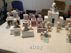 Vintage, Retired Lot Of Precious Moments Figurines. Most With Boxes & Hang tags
