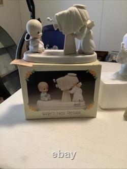 Vintage, Retired Lot Of Precious Moments Figurines. Most With Boxes & Hang tags