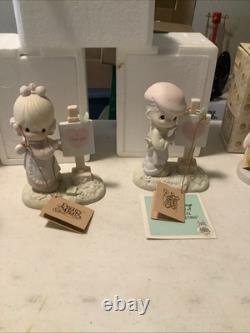 Vintage, Retired Lot Of Precious Moments Figurines. Most With Boxes & Hang tags