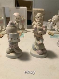 Vintage, Retired Lot Of Precious Moments Figurines. Most With Boxes & Hang tags