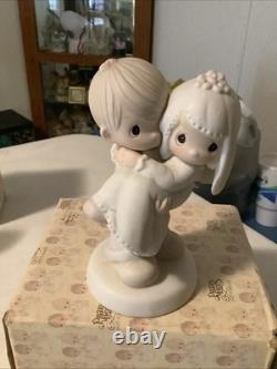Vintage, Retired Lot Of Precious Moments Figurines. Most With Boxes & Hang tags