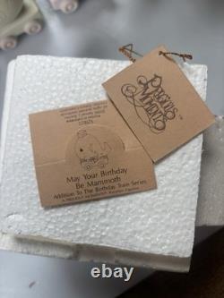 Vintage precious Moments Birthday Train Newborn-10 With Boxes